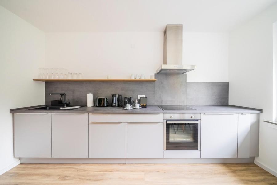 Glueck Auf Appartements Kaiserstrasse Muelheim Mülheim an der Ruhr Buitenkant foto