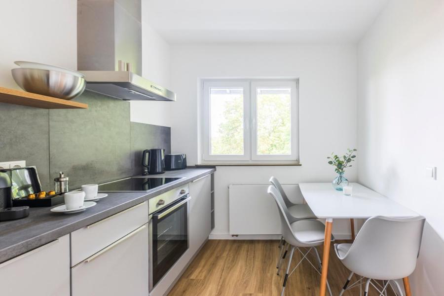Glueck Auf Appartements Kaiserstrasse Muelheim Mülheim an der Ruhr Buitenkant foto